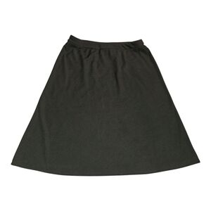 Christopher & Banks Elegant Black Midi Skirt Size Large